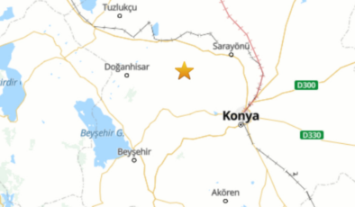 Konya'da 4.3 büyüklüğünde deprem