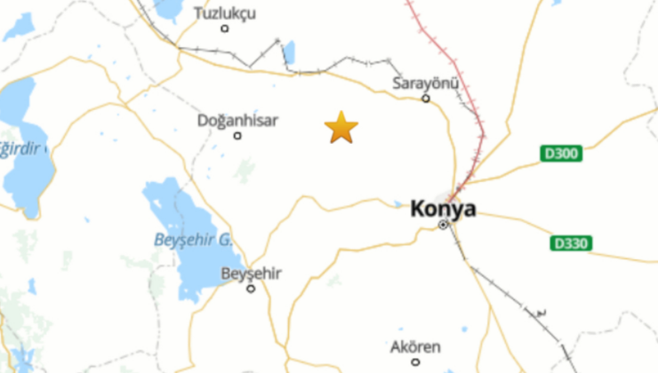 Konya'da 4.3 büyüklüğünde deprem
