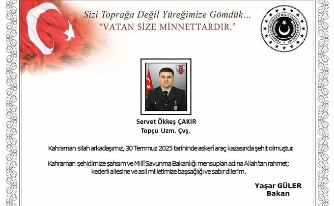 Acı haber bu kez Edirne'den geldi! Bir asker şehit oldu