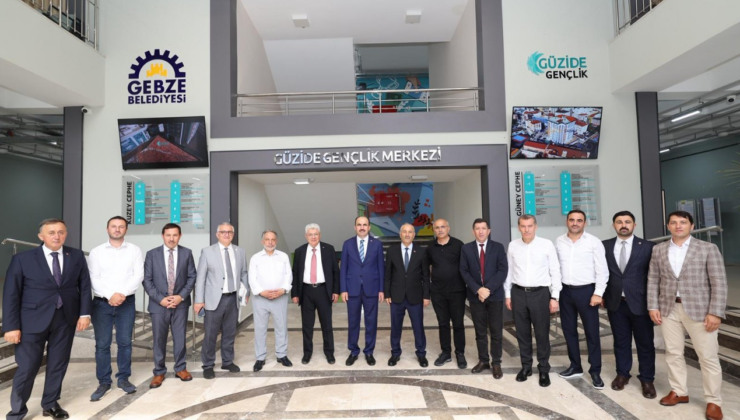 Gebze Belediye Başkanı Zinnur Büyükgöz, TDBB Yönetim Kurulu’nu Gebze’de ağırladı