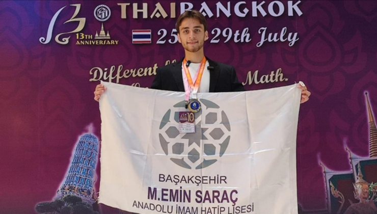 Lise öğrencisi matematik yarışmasında dünya üçüncüsü oldu