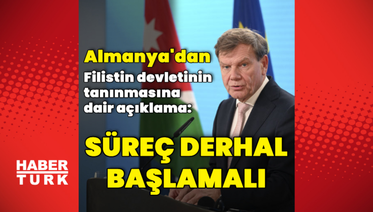 Almanya'dan Filistin açıklaması: Süreç başlamalı