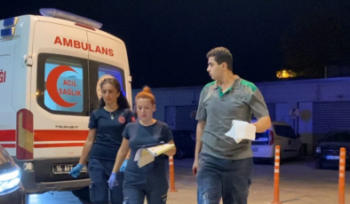 Bursa’da iş kazası: Elini makineye kaptıran işçi yaralandı