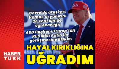 Trump'tan Putin'e: Hayal kırıklığına uğradım