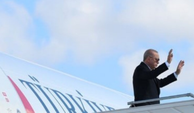 Cumhurbaşkanı Erdoğan Azerbaycan'a gitti