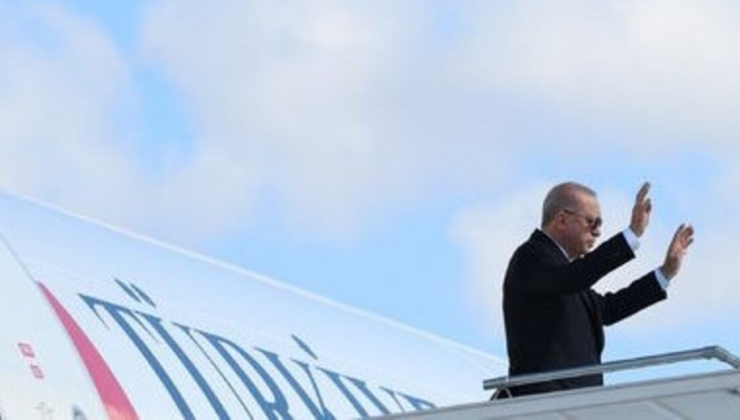 Cumhurbaşkanı Erdoğan Azerbaycan'a gitti