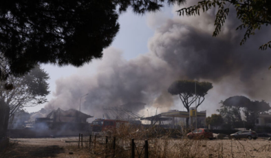 Roma'da akaryakıt istasyonunda patlama