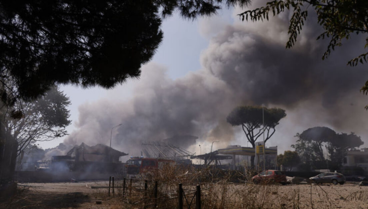 Roma'da akaryakıt istasyonunda patlama
