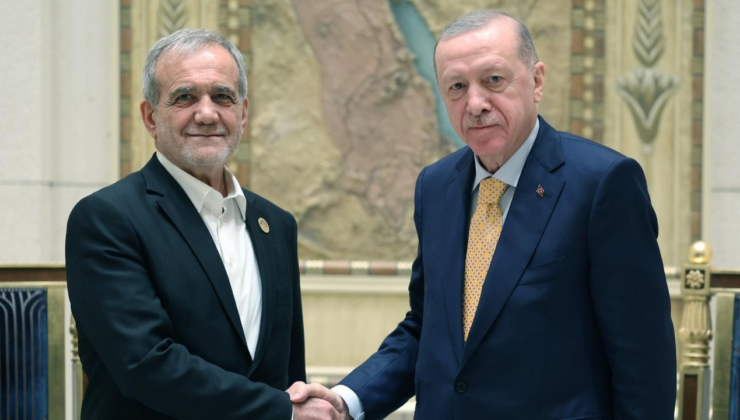 Cumhurbaşkanı Erdoğan, İranlı mevkidaşı Pezeşkiyan ile görüştü