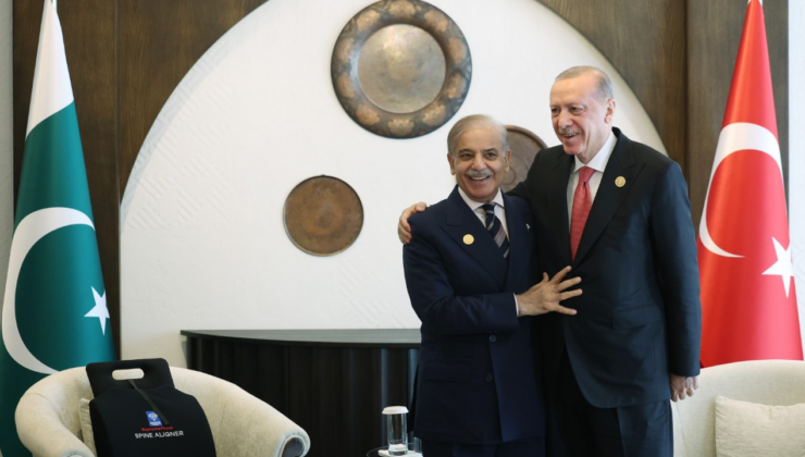 Cumhurbaşkanı Erdoğan, Pakistan Başbakanı Şerif ile görüştü