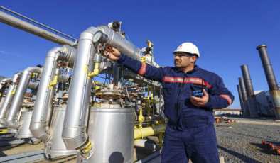 Türkiye'de şebekeye verilen gaz miktarı yüzde 25 arttı