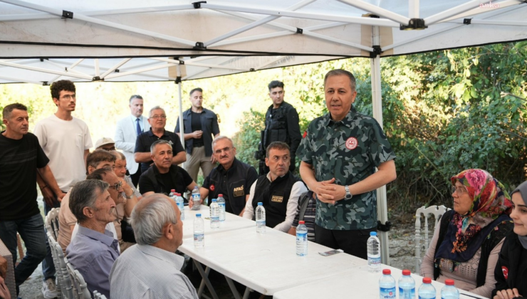 Bilecik'te yangından etkilenen köylere 30 milyon TL acil yardım ödeneği
