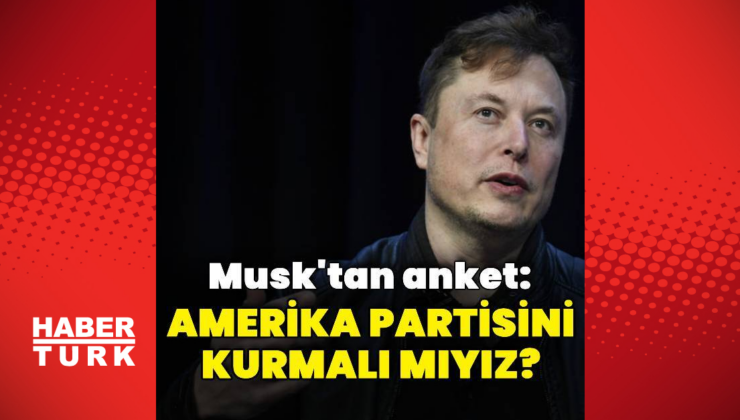 Musk'tan siyasi parti kurmak için anket