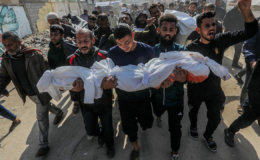 Soykırımcı İsrail'in Gazze'ye saldırılarında can kaybı 57 bin 338'e yükseldi