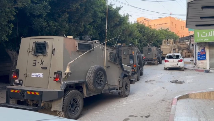 İşgalci İsrail ordusu Batı Şeria'da baskın ve gözaltı operasyonları yaptı