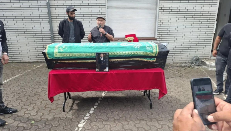 Muhammed Yakut'a Almanya'da cenaze töreni