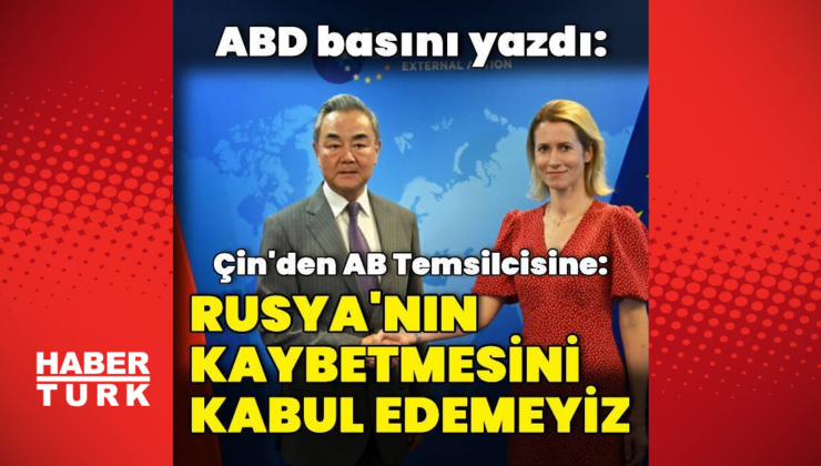 "Çin Rusya'nın kaybetmesini kabul edemez"