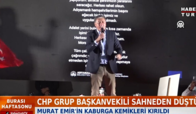 Murat Emir sahneden düştü