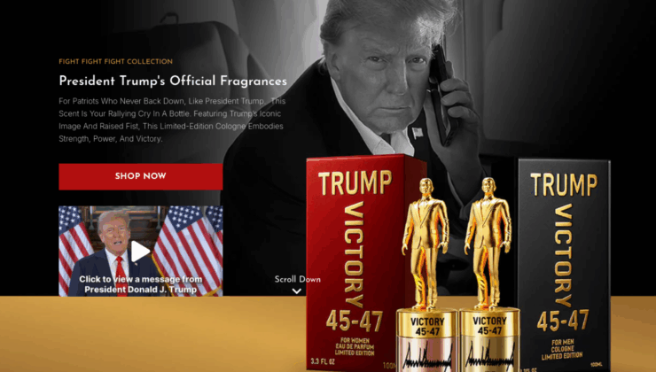 Trump dünyayı şaşırtmaya devam ediyor: Şimdi de parfüm satmaya başladı