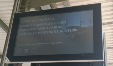 Marmaray seferlerinde aksama