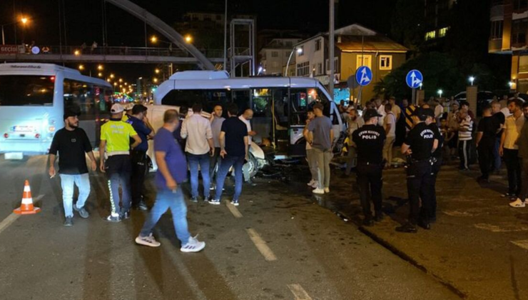 Rize’de trafik kazası: 10 yaralı
