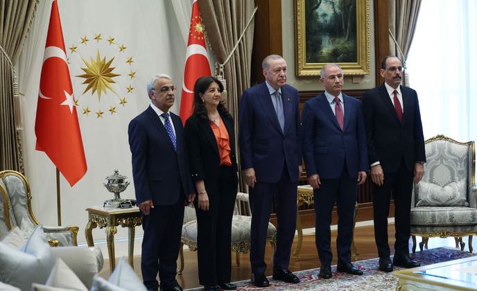Cumhurbaşkanı Erdoğan, DEM Parti heyetini kabul etti