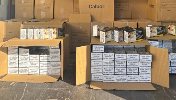 11 milyon 730 bin makaron ele geçirildi