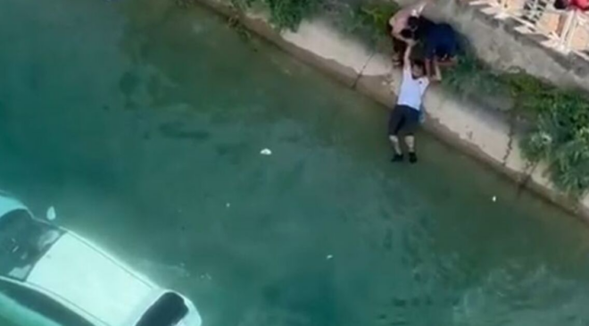 Sulama kanalında can pazarı