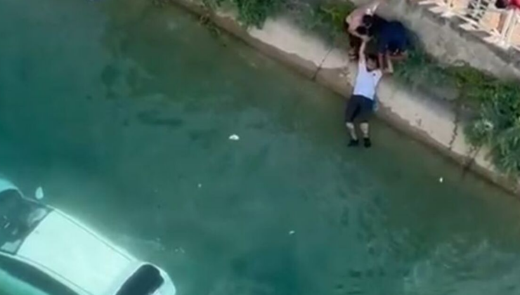 Sulama kanalında can pazarı