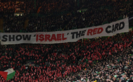 Celtic taraftarlarından İsrail'e 'kırmızı kart'