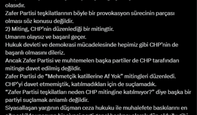 Ümit Özdağ'dan 'Saraçhane' mesajı: Nedenlerini tek tek açıkladı