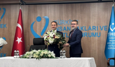 TİHEK'te devir teslim: Muharrem Kılıç görevi Fahrettin Altun'a devretti