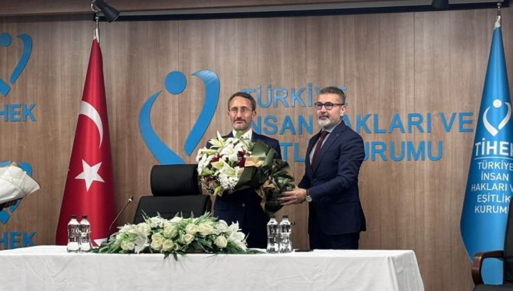 TİHEK'te devir teslim: Muharrem Kılıç görevi Fahrettin Altun'a devretti