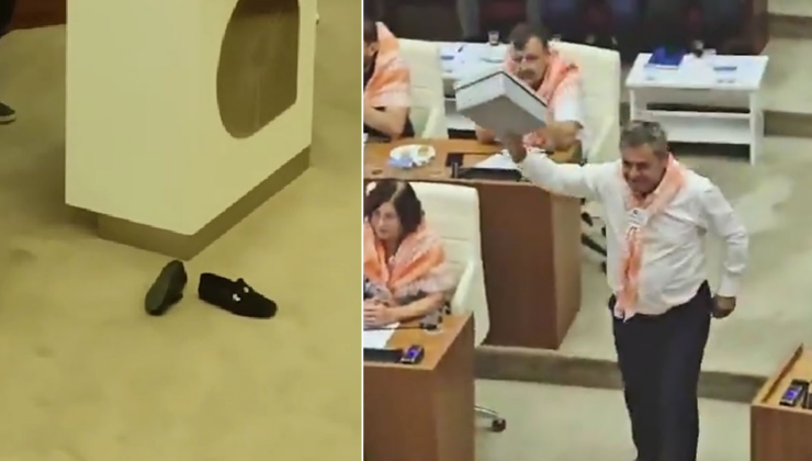 Antalya’da gergin meclis: Ayakkabı fırlatıldı, ayakkabı kutusu bırakıldı