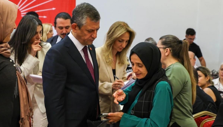 Özgür Özel, adalet arayan aileler ile bir araya geldi