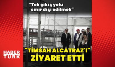 Trump "Timsah Alcatraz'ı" ziyaret etti