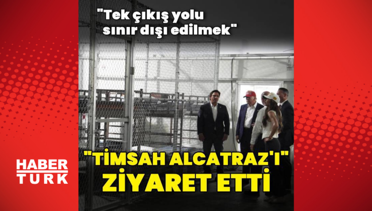 Trump "Timsah Alcatraz'ı" ziyaret etti