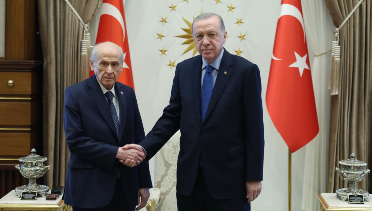 Erdoğan ve Bahçeli'den 'Terörsüz Türkiye' görüşmesi