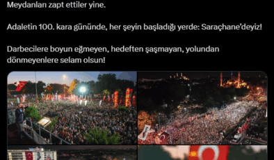 Özgür Özel'den Saraçhane mitinginin ardından dikkat çeken paylaşım