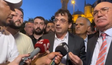 Saraçhane'de gergin anlar! Polisten CHP'li vekile müdahale