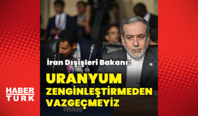 "Sivil nükleer haklarımızdan vazgeçmeyiz"