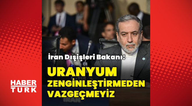 "Sivil nükleer haklarımızdan vazgeçmeyiz"