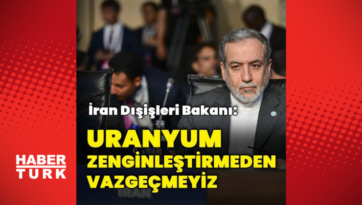 "Sivil nükleer haklarımızdan vazgeçmeyiz"