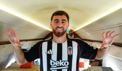 Milli futbolcu Orkun Kökçü Beşiktaş için İstanbul'a geldi