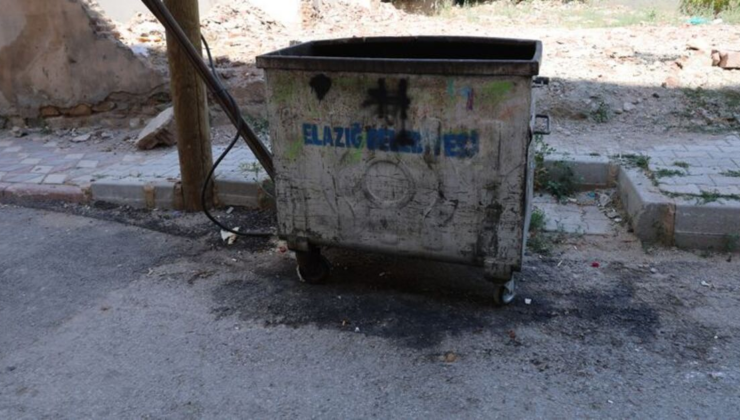 Çöp konteynerinde yeni doğmuş bebek!