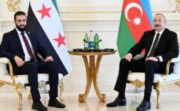 Azerbaycan Cumhurbaşkanı Aliyev, Bakü'de Suriye Cumhurbaşkanı Şara ile görüştü