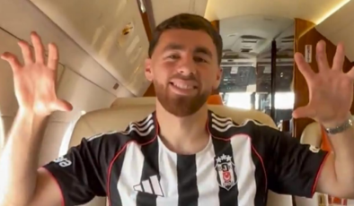 Beşiktaş'ın yıldızı Orkun Kökçü, İstanbul'a geldi