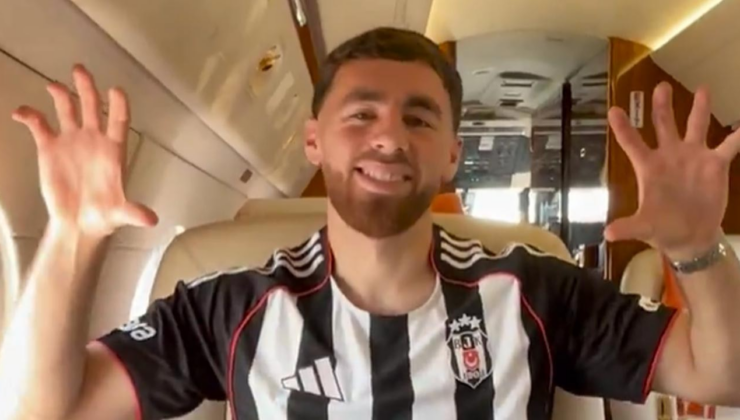 Beşiktaş'ın yıldızı Orkun Kökçü, İstanbul'a geldi