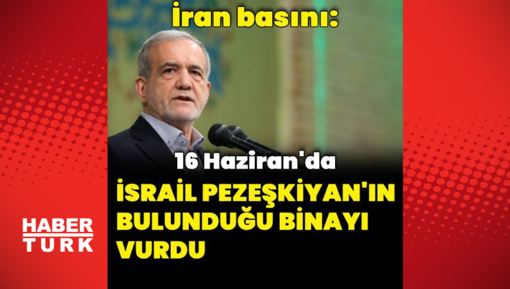 "Pezeşkiyan'ın bulunduğu bina vuruldu"