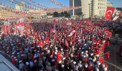 CHP Malatya mitinginde 'Şehitler Ölmez Vatan Bölünmez' sloganları
